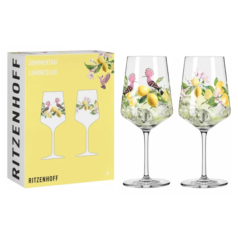 SET 2 Calici Aperitivo "Limoncello"