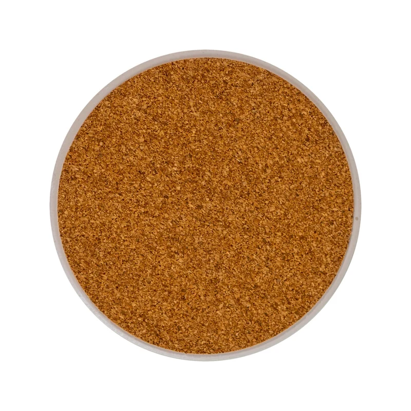 Set 4 sottobicchieri con Contenitore - Ceramica Decori Assortiti