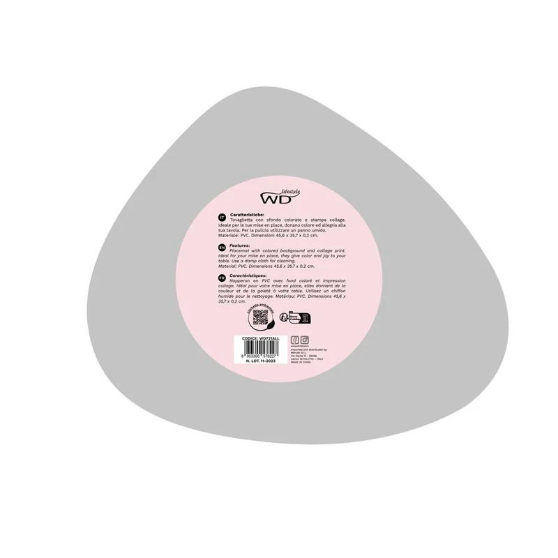Wd Lifestyle Tovaglietta DOUBLE-FACE - PVC / Aragosta