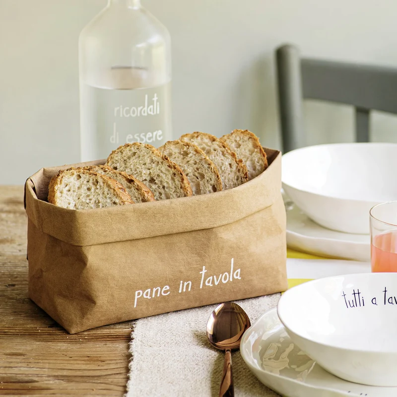 Simple Day - Contenitore in cellulosa " Pane In Tavola " - 24X12 cm