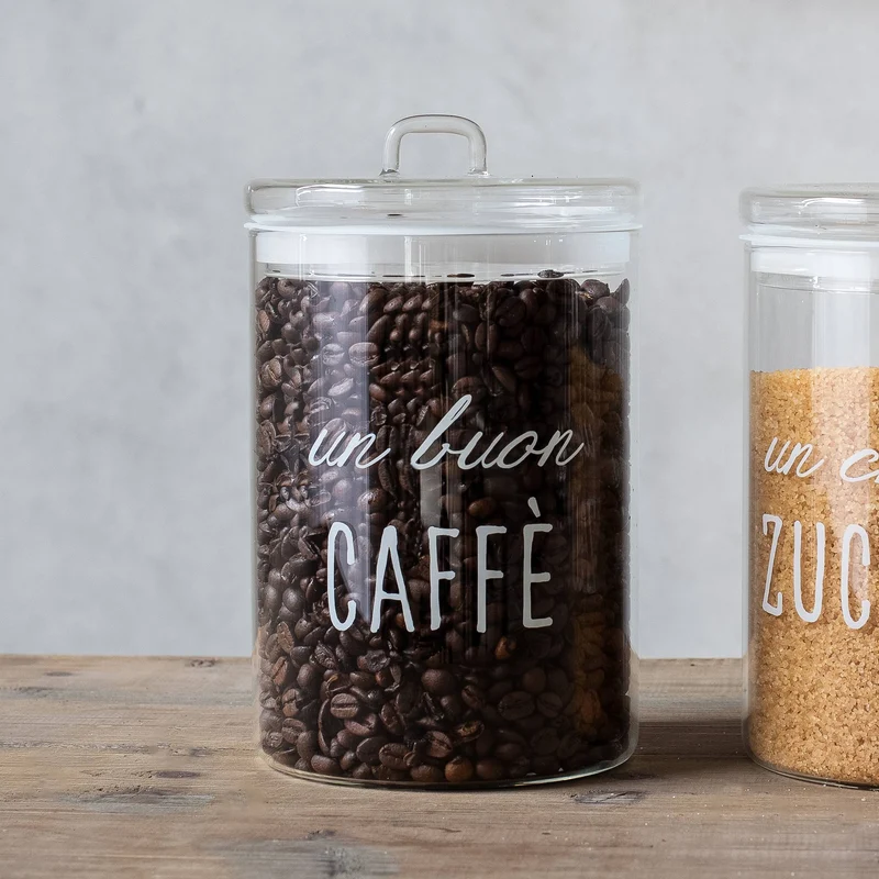 Barattolo In Vetro " Un buon caffè "