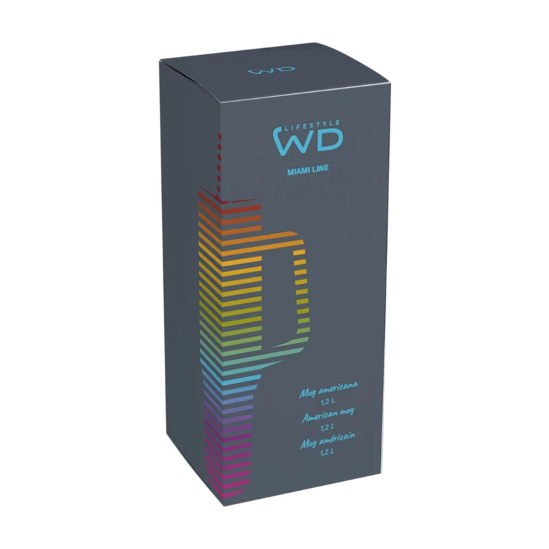 Wd Lifestyle Mug americana - acciaio inox / 1,2L Grigio