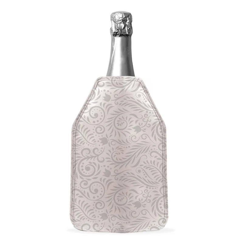 Glacette morbida raffreddabottiglie decorate colore Grigio chiaro