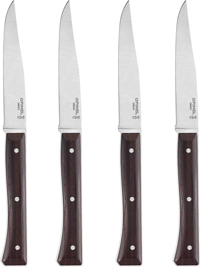 Set 4 coltelli Tavola - Facette Frassino scuro