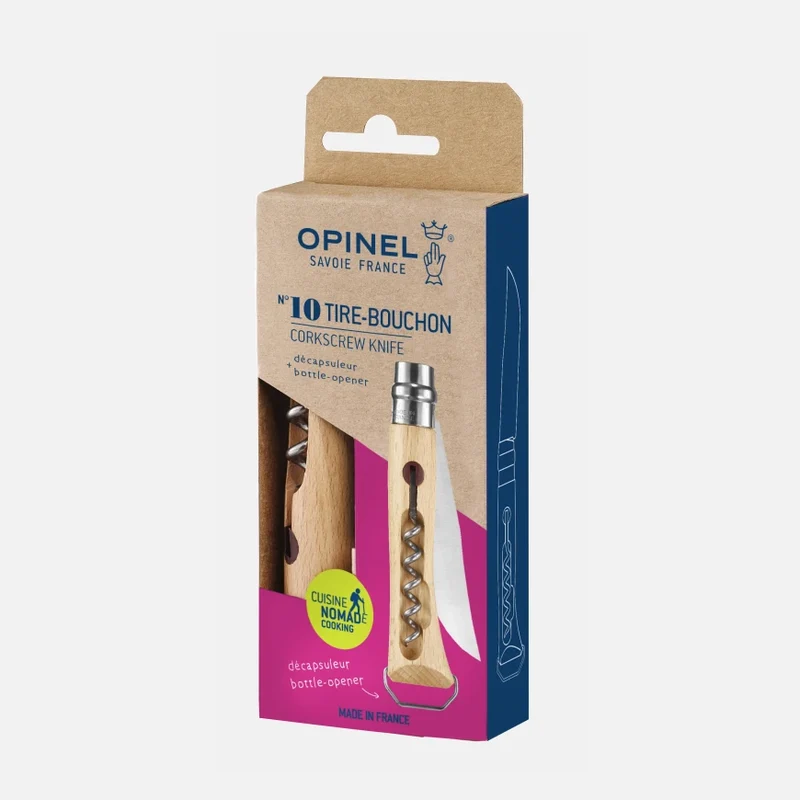 Coltello Tascabile - N°10 Cavatappi Apribottiglie