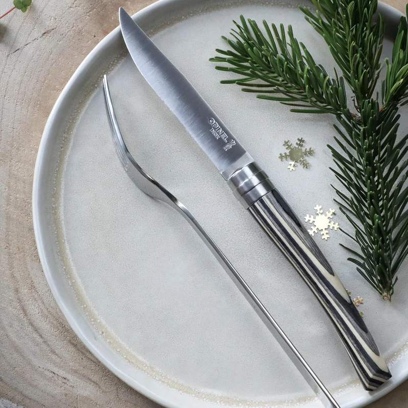Table chic - Cofanetto di Betulla Lamellare - set 4 coltelli