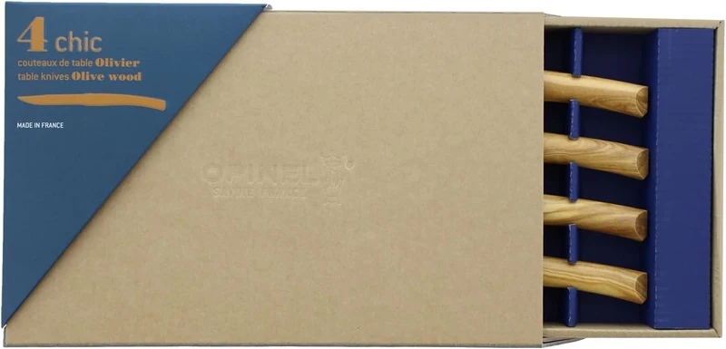 Coltelli Kit Tavola - Cofanetto di ulivo Table Chic