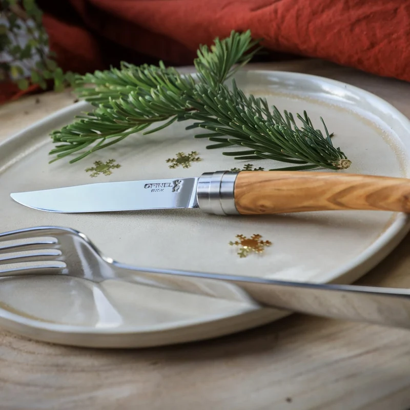 Coltelli Kit Tavola - Cofanetto di ulivo Table Chic