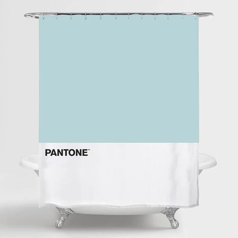 Tenda da doccia Pantone di colore blu
