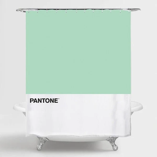 Tenda doccia Pantone - colore verde