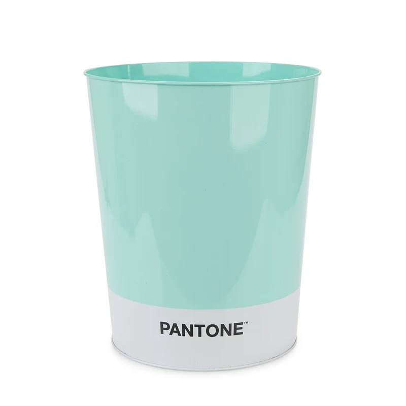 Cestino carta Pantone in latta - color turchese