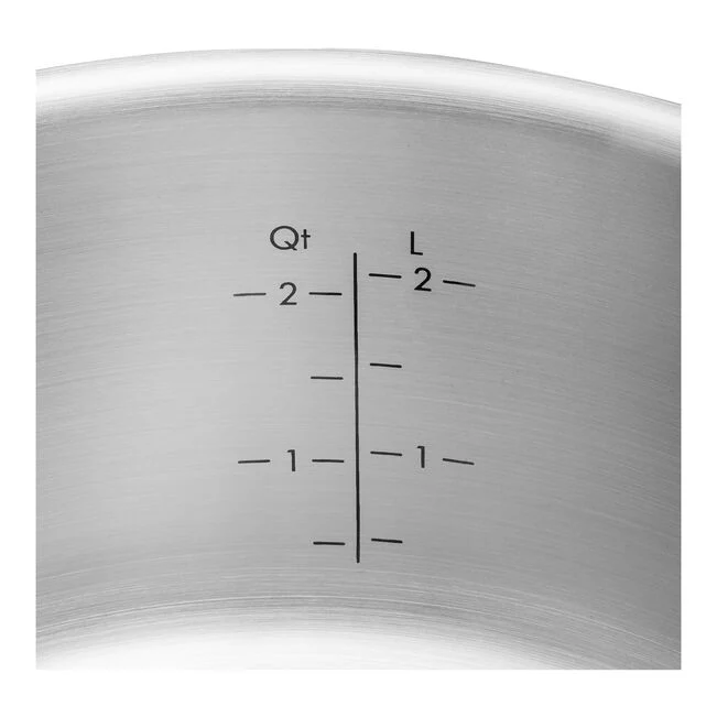PURE Set di pentole e padelle, 5-pz. Avorio, 18/10 acciaio inossidabile