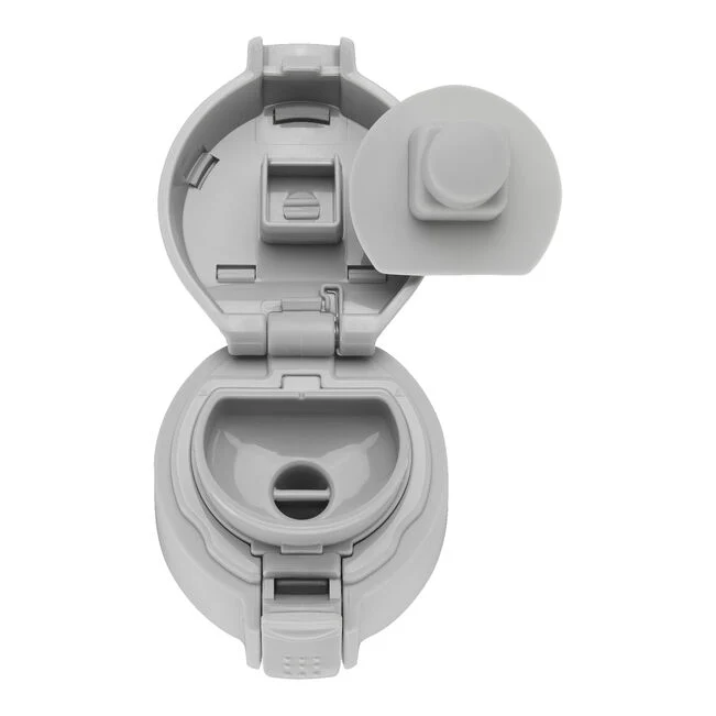 Thermo Borraccia termica - 450 ml, acciaio inox / Bianco-Grigio