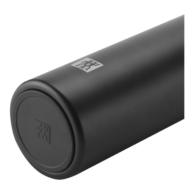 Borraccia termica - 450 ml, acciaio inox - colore nero