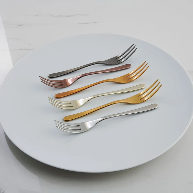 TASTE setdi 6 forchette torta - Specchio Multicolor