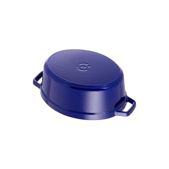 Cocotte ovale - 29 cm, blu scuro