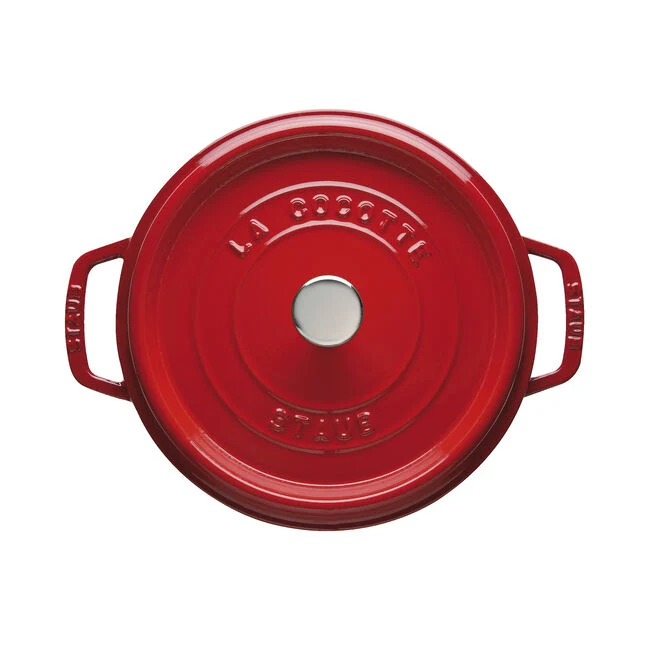Cocotte rotonda - 24 cm, ciliegia