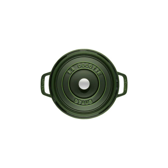 Cocotte rotonda - 26 cm, basilico