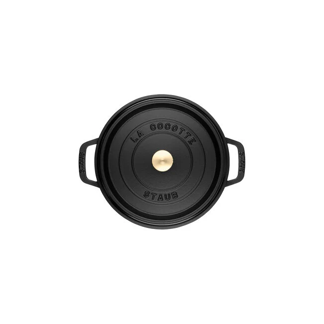 Cocotte rotonda - 30 cm, Nera