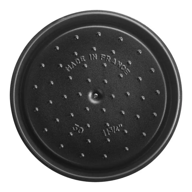 Cocotte rotonda - 30 cm, Nera