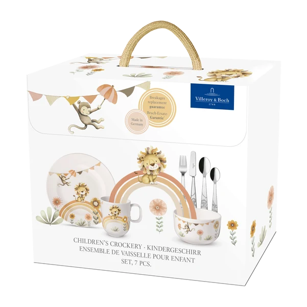 Boho Kids Set di stoviglie per bambini 7 pz.
