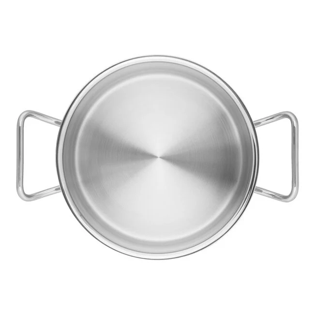 PRO Pentola alta con Coperchio - 24 cm, 18/10 acciaio inossidabile