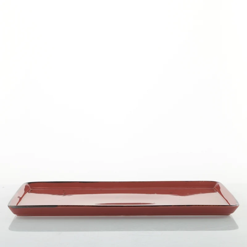 Vassoio Gourmet - 38x21 - cm Cottage Marsala Red