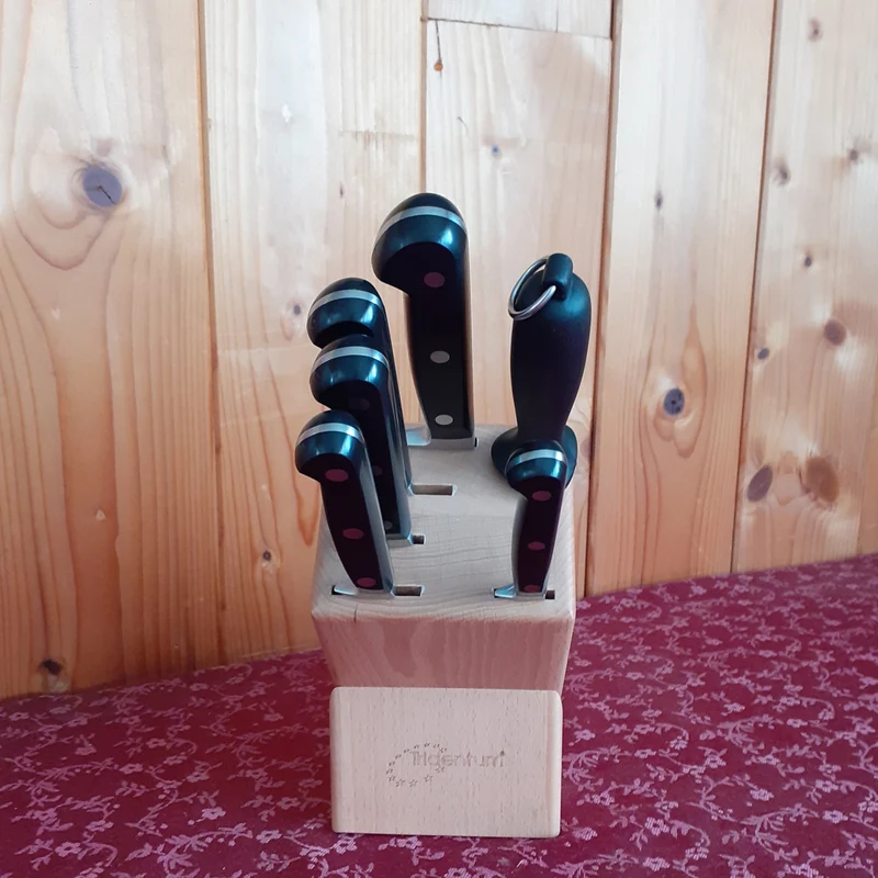 Ceppo legno tridentum linea forgiata 6 pezzi