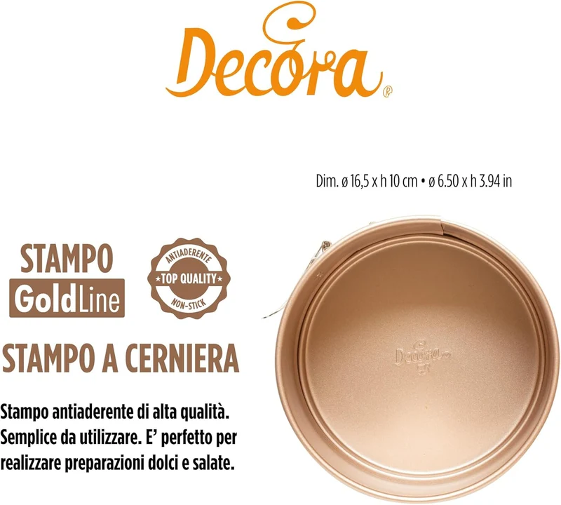 Stampi a cerniera - rose gold line / 16,5 cm
