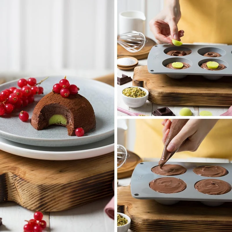 Stampo in silicone - Mezza Sfera 7 cm