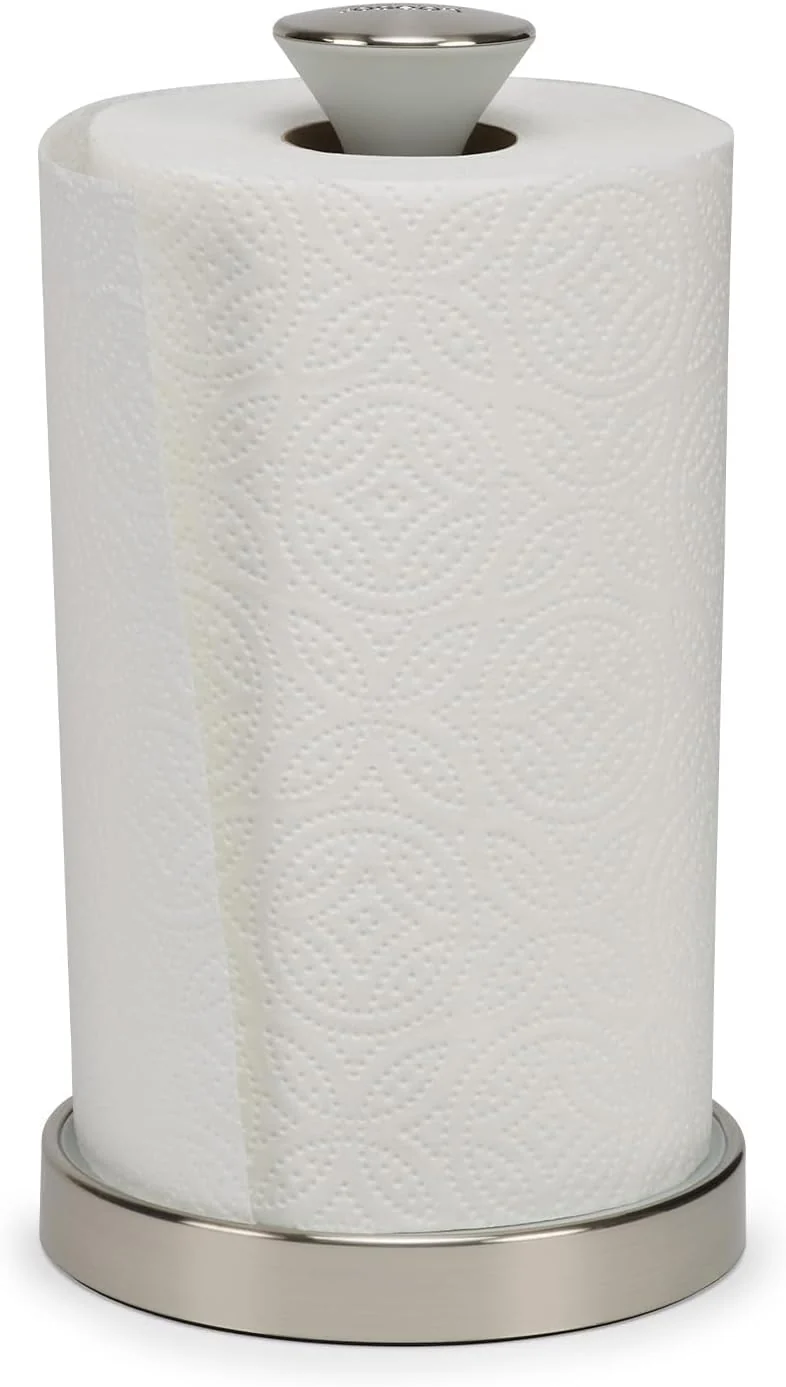 Push&Tear Portarotolo da cucina facile da strappare - 24cm / Grigio Pietra