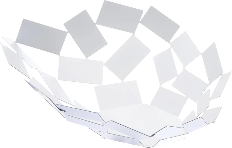 LA STANZA DELLO SCIROCCO Centrotavola in Acciaio Colorato - Bianco