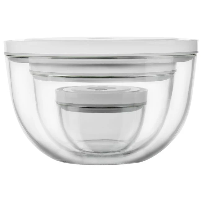 ZWILLING Fresh & Save BOWLS Set di ciotole sottovuoto S/M/L / 6-pz., vetro