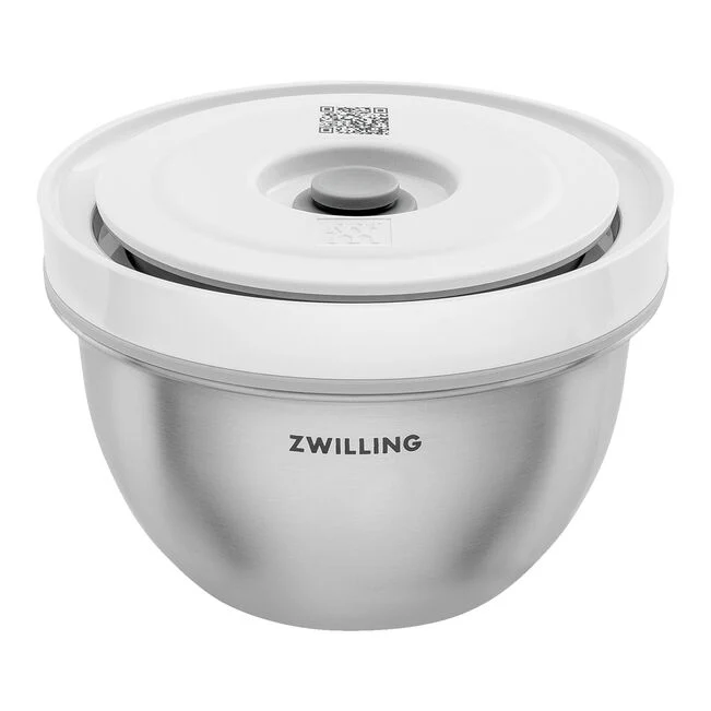 Fresh & Save BOWLS Ciotola sottovuoto - S / 12 cm, Acciaio Inox, Argento