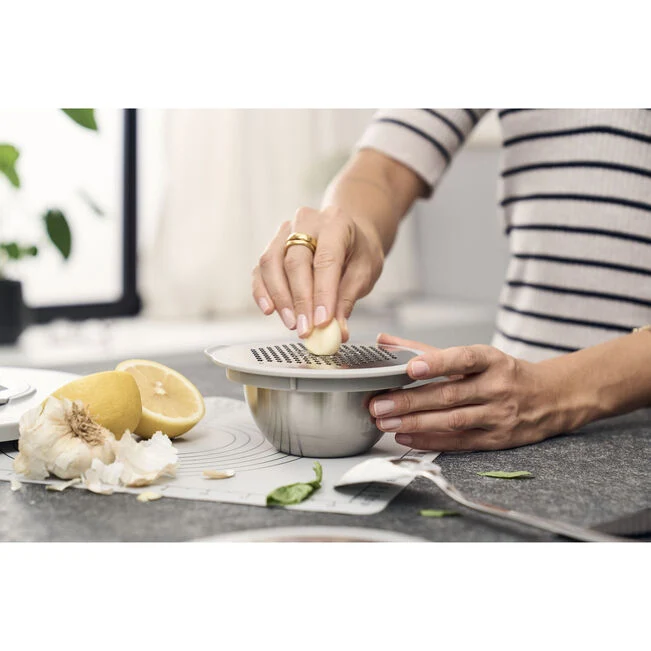 Fresh & Save BOWLS Ciotola sottovuoto - S / 12 cm, Acciaio Inox, Argento