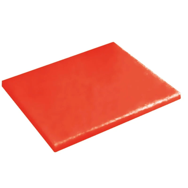 Tagliere in Polietilene - 32,0 cm x 26,5 cm - h 2,0 cm - colore rosso