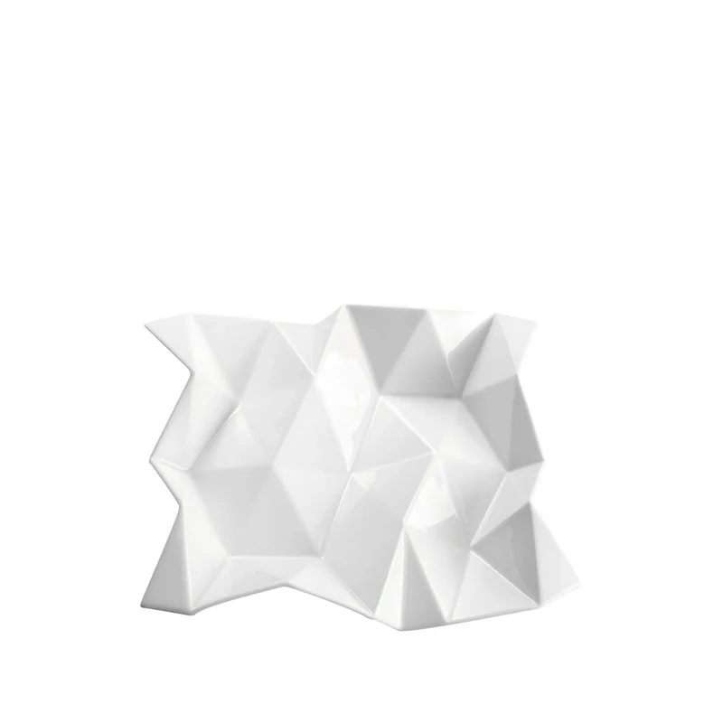 Rosenthal Coppa di porcellana con design asimmetrico - 32 cm
