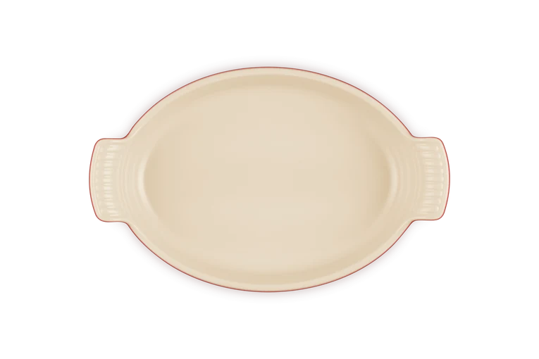 Pirofila ovale in gres vetrificato - 28 cm, 1.6L Ciliegia