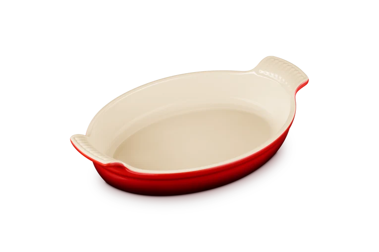 Pirofila ovale in gres vetrificato - 28 cm, 1.6L Ciliegia