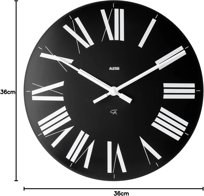 Alessi - Firenze Orologio Nero - 12B