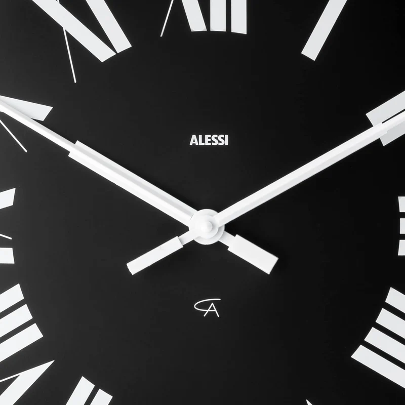 Alessi - Firenze Orologio Nero - 12B
