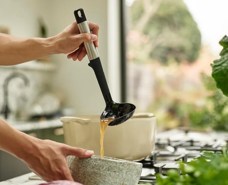 Elevate - Mestolo da Cucina, senza BPA, Antiaderente, Resistente al Calore, Ma