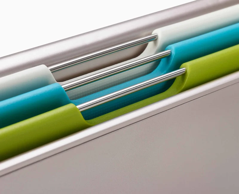 Folio Slim - Set Taglieri da cucina, con custodia porta taglieri / 3pz