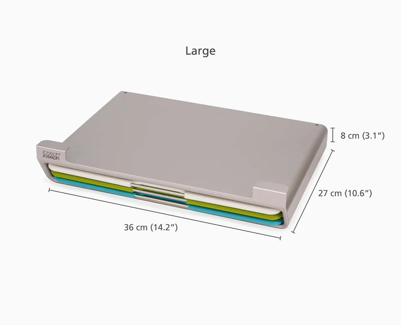 Folio Slim - Set Taglieri da cucina, con custodia porta taglieri / 3pz