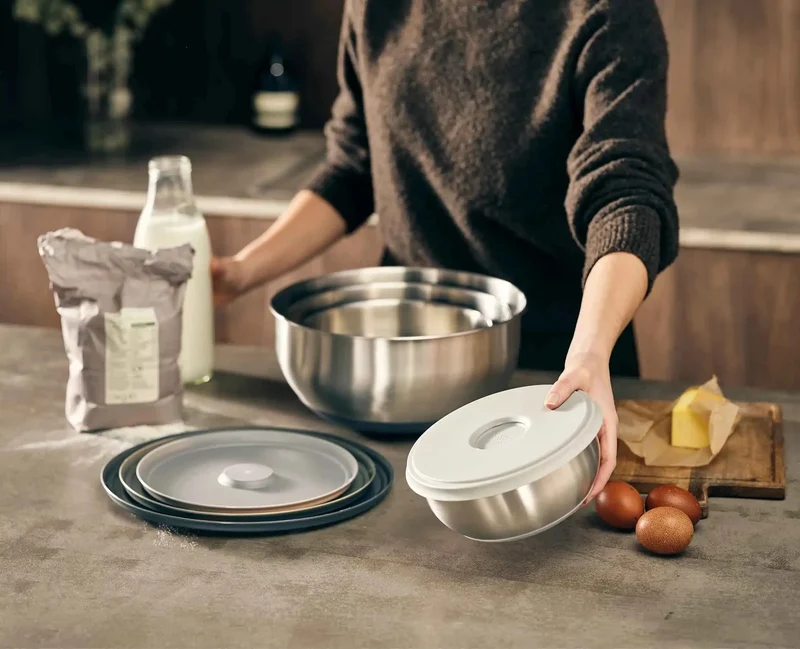 Set di ciotole in acciaio inossidabile Nest™ Prep&Store