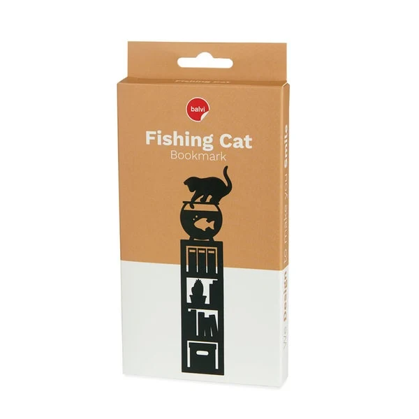 Segnalibro Fishing Cat - Nero