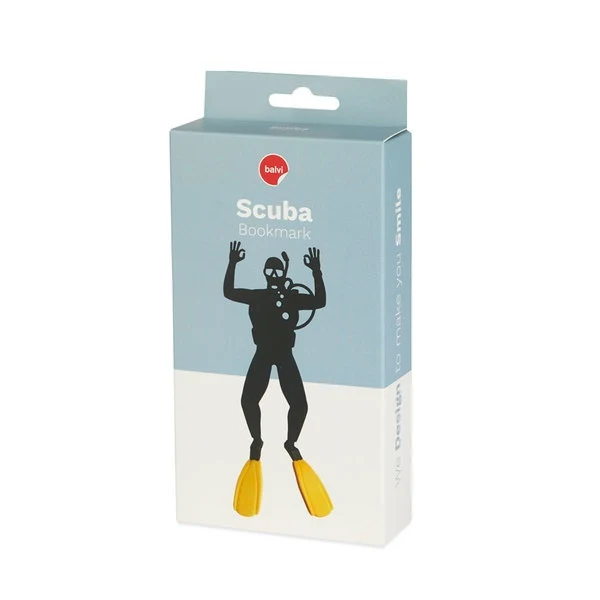 Segnalibro Scuba nero/giallo
