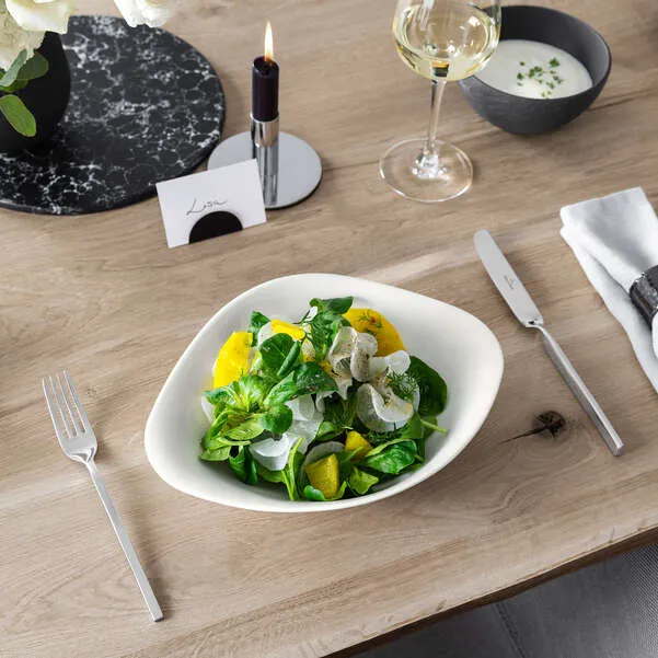 Villeroy & Boch - Vapiano set 2 Piatti da pasta bianco, 26,8 x 20 cm
