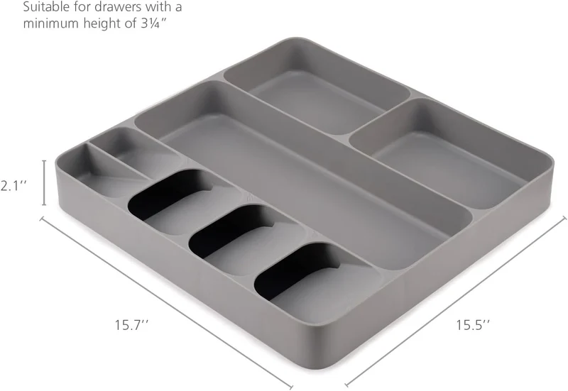 Contenitore per Posate Grigio
