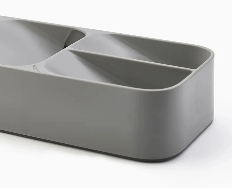 DrawerStore™ Organizzatore compatto per posate grigio